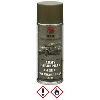 MFH Army Spray Paint, WH KHAKI DRAB, mat, 400 ml