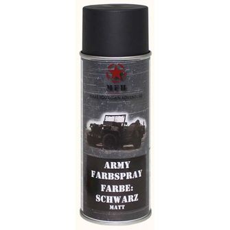 MFH Army matte black spray