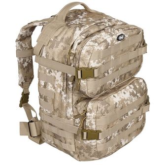 MFH US Backpack, Assault II, vegetato desert