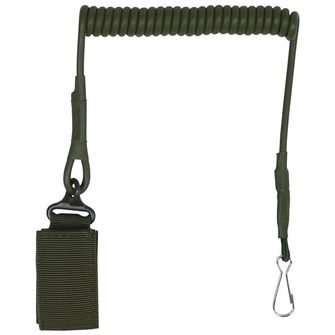 WARAGOD safety strap for gun oliv, with carabiner