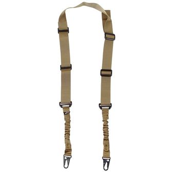 MFH Bungee Sling, 2-Point, coyote tan