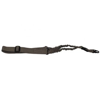 MFH bungee strap for gun with carabiner, Coyote