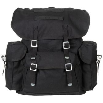 MFH BW Backpack, black, canvas