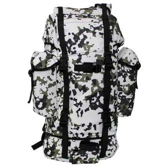 MFH BW waterproof backpack pattern Snow camo 65L