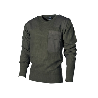 MFH BW sweater with a breast pocket, olive