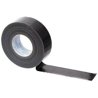MFH BW textile tape, approx. 5 cm x 50 m, black