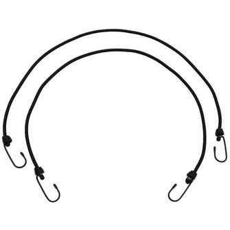 MFH expander, 75 cm, with hooks, 6 mm, black, 2 packs