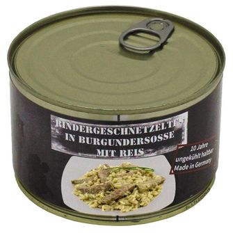 MFH Chopped Beef with Rice, canned, 400 g