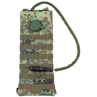 MFH Hydration Pack, MOLLE, 2.5 l, with TPU bladder, BW camo