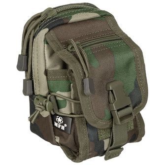 MFH Utility Pouch, MOLLE, woodland