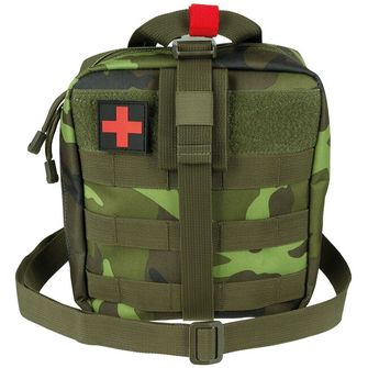 MFH Pouch, First Aid, large, MOLLE IFAK, M 95 CZ camo