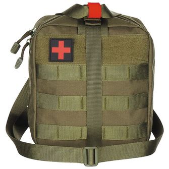 MFH Pouch, First Aid, large, MOLLE IFAK, OD green
