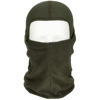 MFH Neck Gaiter, Fleece, OD green, with head covering