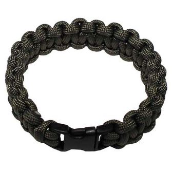 MFH paracord bracelet olive fastening clip, width 1.9 cm