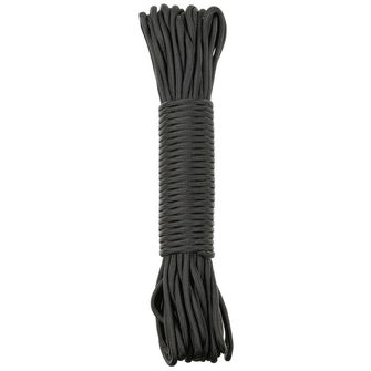 MFH Parachute Cord, black, 100 FT, Nylon