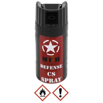 MFH CS Defence Gas, spray bottle, 40 ml, (SALE ONLY IN EU)