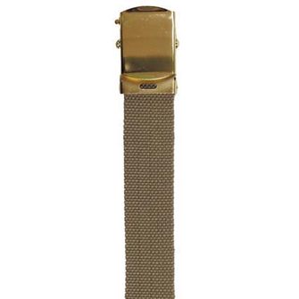 MFH belt with metal buckle 3cm khaki