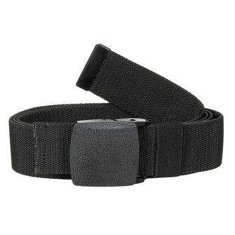 MFH Web Belt, Tactical Elastic, black, ca. 3.7 cm