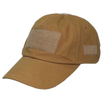 MFH Operations cap with Velcro panels, Coyote tan