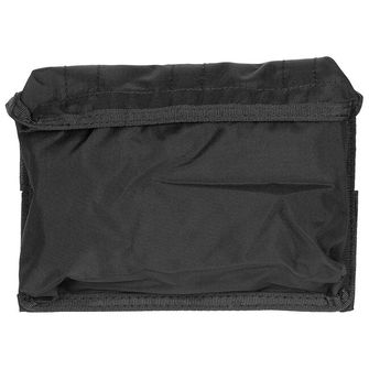 MFH Professional Utility Pouch, black, Mission III, hook-and-loop system