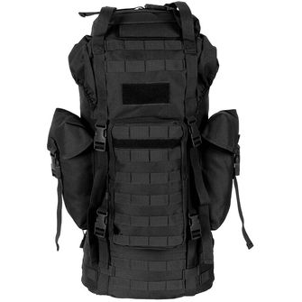 MFH BW Combat Backpack, MOLLE, 65 l, aluminium rod, black