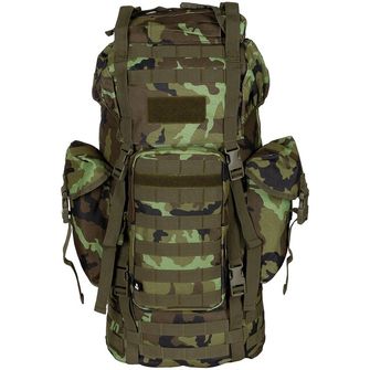MFH BW Combat Backpack, MOLLE, 65 l, aluminium rod, M95 CZ camo