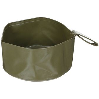 MFH Folding Bowl, OD green, 3.5 l