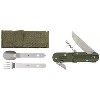 MFH Cutlery Set, 3-part, foldable