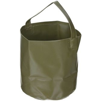 MFH Folding Bucket, OD green, 10 l