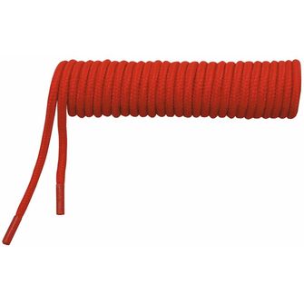 MFH laces in shoes, red 190cm