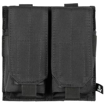 MFH Ammo Pouch, double, MOLLE, black