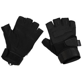 MFH tactical gloves without fingers 1/2, black