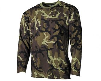 MFH T-shirt with long sleeve pattern 95 Czech camouflage, 160g/m2