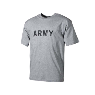 MFH T-shirt with the inscription army gray, 160g/m2