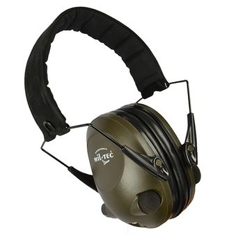 Mil-tec Activ electronic headphones against noise, olive