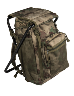 Mil-tec backpack with chair, tacs fg 20l