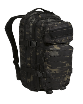 MIL-TEC backpack US Assault Small Laser Cut, Multitarn Black, 20l