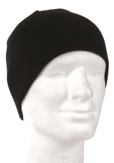 Mil-tec beanie knitted cap, black