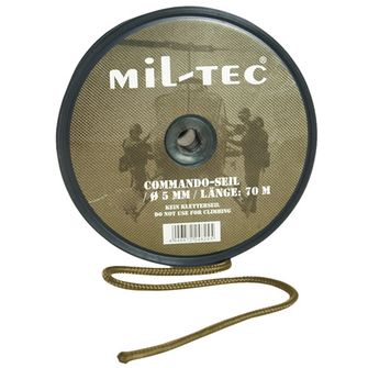 MIL-TEC Coyote 5 mm (70 m) Commando rope