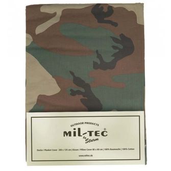 Mil-tec camouflage bed linen for 1 bed, Woodland