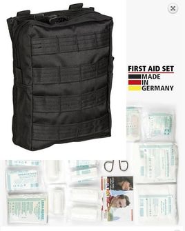 Mil-tec molle first aid kit large, black