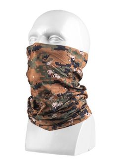 Mil-tec multifunctional scarf, Digital Woodland