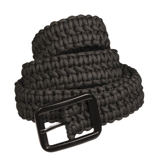 Mil-tec belt paracord 4cm, black