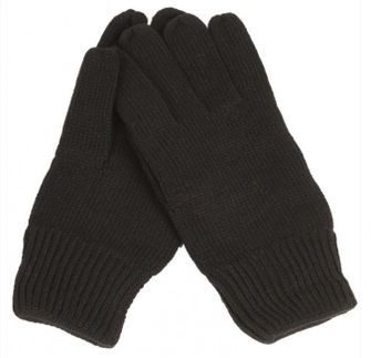 Mil-tec knitted gloves, black