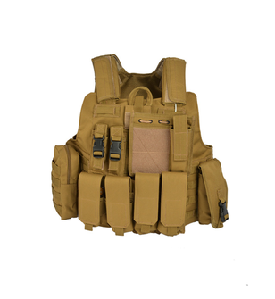 Mil-tec release ciras tactical vest, coyote