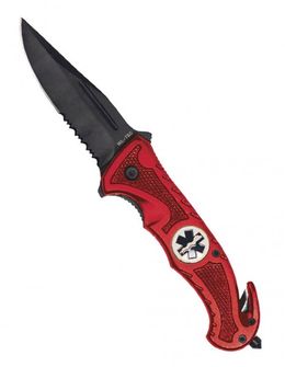 MIL-TEC Rescue Medic Closing Knife, Red