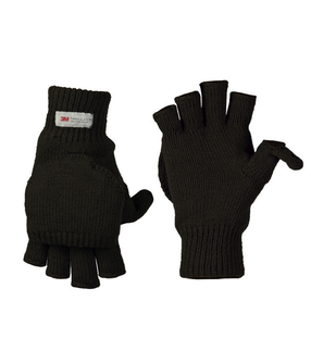 Mil-tec gloves with a finger part of the finger, black
