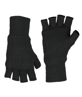 Mil-tec gloves Thinsulate ™ knitted without fingers, black