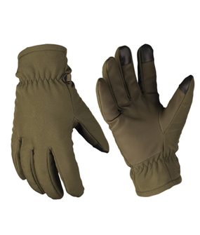 MIL-TEC Softshell Thinsulate ™ gloves, olive