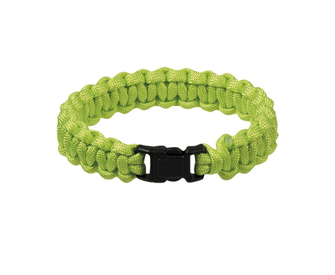 Mil-tec survival paracord bracelet 15mm, green